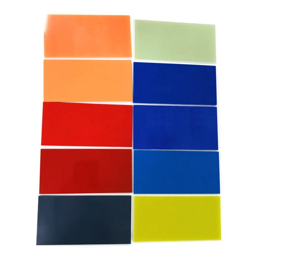 Knife Handles Material Colored G10 Laminate Fiberglass Sheet