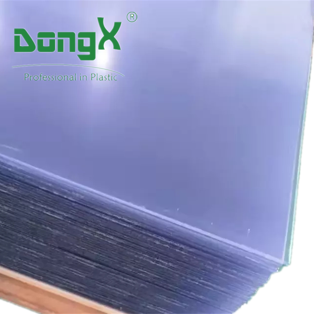 Blue Clear ESD PVC Polyvinylchloride Sheet