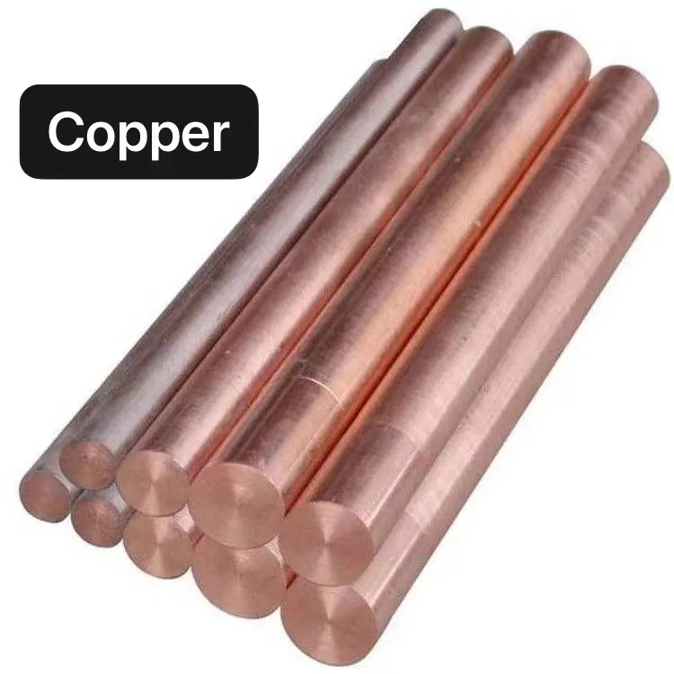 99.99% Pure Copper C1100 T2 Tp1 Brass Round Bar Copper Bar