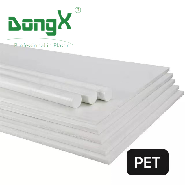 PET SHEET White rigid sheet